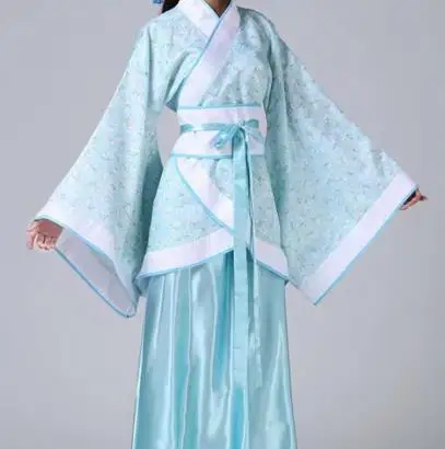 Robe Silk Women - ชุดกิโมโนผ้าไหมจีนสำหรับผู้หญิง ชุดฮันฝูโบราณสไตล์จีนดั้งเดิม ชุดเต้นรำ ชุดคอสเพลย์