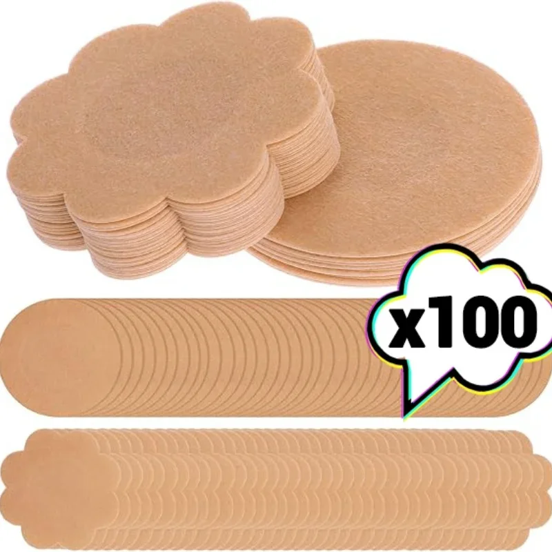 Silicone Bra Adhesive - 10/100pcs ผู้หญิงฝาครอบหัวนม Self Adhesive Lift UP