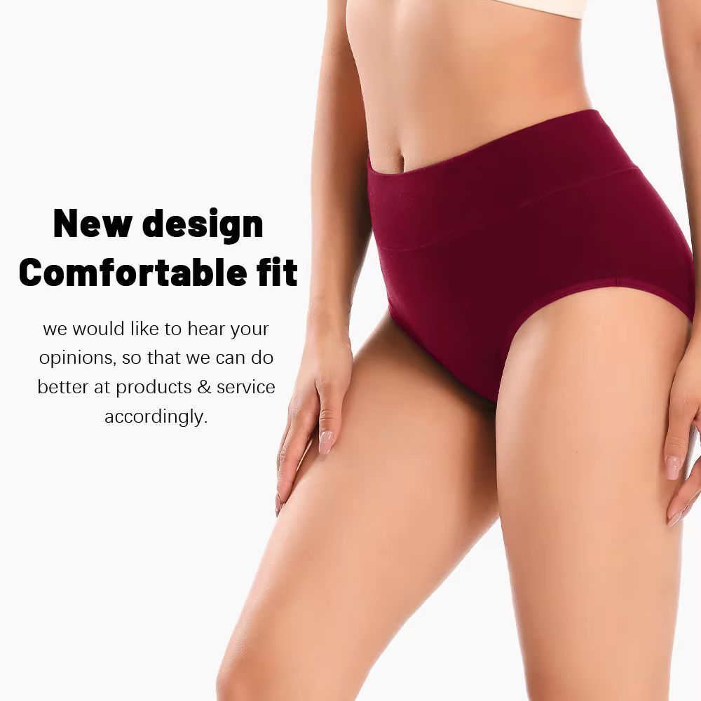 กางเกงชั้นในเอวสูง 3 ชิ้น ซึมซ - Period Panty Absorbent บทวิจารณ์และราคา